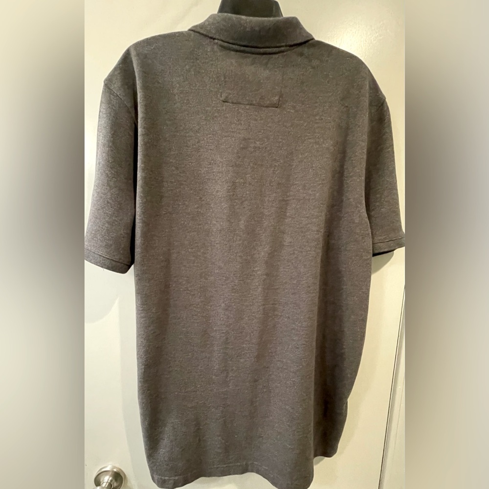 Banana Republic Polo Dark Charcoal Grey XL NWT - Picture 2 of 8